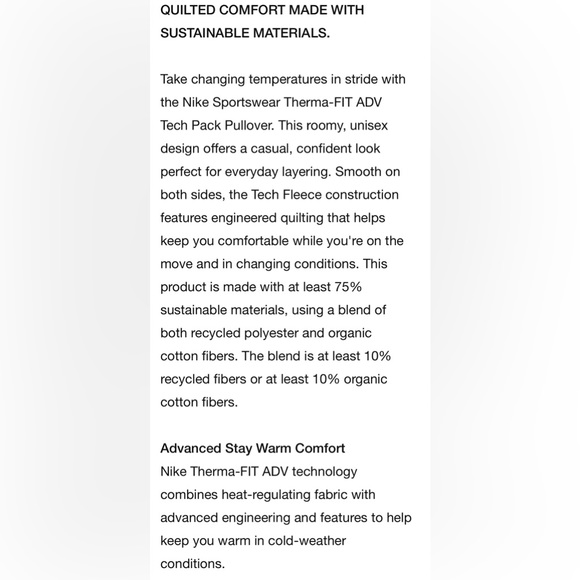 Nike Sportswear Tech Pack Hoodie Sweater Size Large ThermaFIT ADV DH1961-670 New - Picture 8 of 10